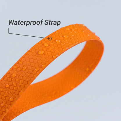 Waterproof strap close-up